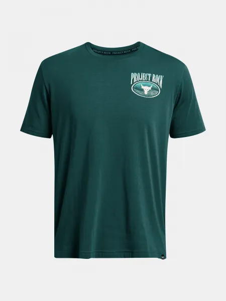 Petrolejové tričko Under Armour UA Pjt Rck Day Grphc SS
