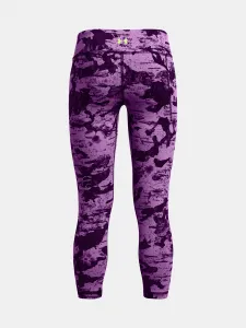 Fialové dievčenské športové legíny Under Armour Pjt Rck Girls LetsGo Lg Pt