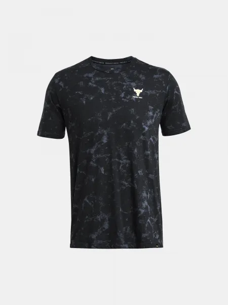 Čierne pánske športové tričko Under Armour UA Project Rock Payoff Printed Graphic