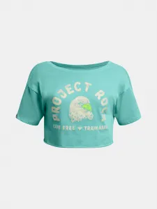 Tyrkysové dámske športové tričko Under Armour Pjt Rck Balance Graphic T