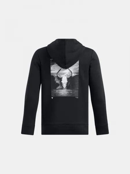 Under Armour Sweatshirt Pjt Rck Rival Hdy-BLK - Boys