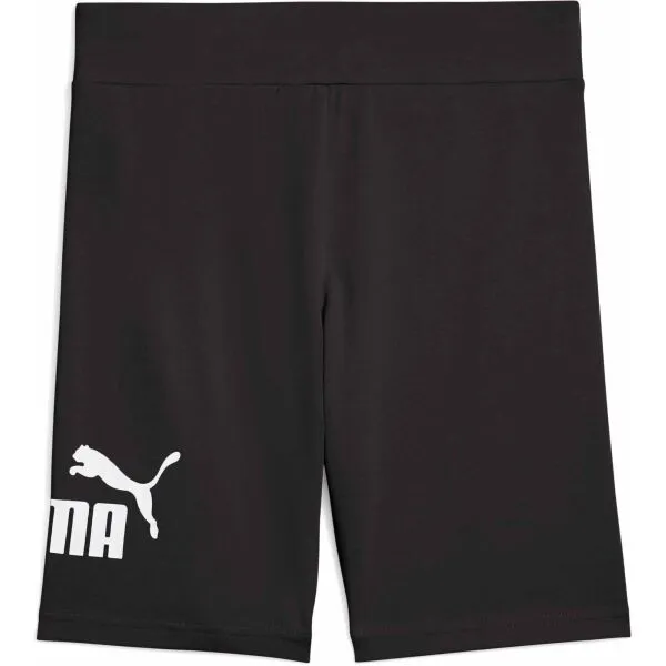 Puma ESSENTIALS NO. 1 LOGO SHORT LEGGINS G Dievčenské krátke legíny, čierna, veľkosť