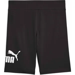 Puma ESSENTIALS NO. 1 LOGO SHORT LEGGINS G Dievčenské krátke legíny, čierna, veľkosť