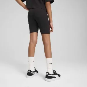 Puma ESSENTIALS NO. 1 LOGO SHORT LEGGINS G Dievčenské krátke legíny, čierna, veľkosť
