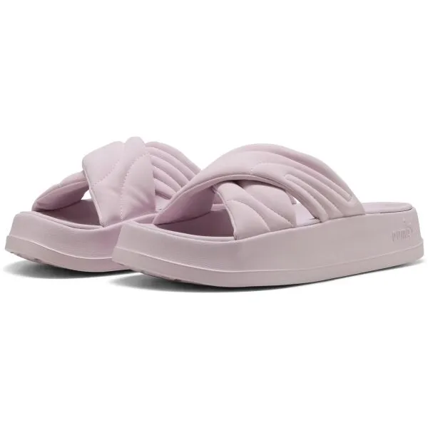 Puma LEADCAT PLATFORM Dámske šľapky, ružová, veľkosť 37
