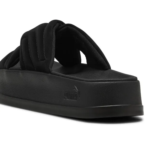 Puma LEADCAT PLATFORM Dámske šľapky, čierna, veľkosť 39