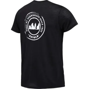 Devold ACTIVE WORN BY TEE Pánske tričko, čierna, veľkosť