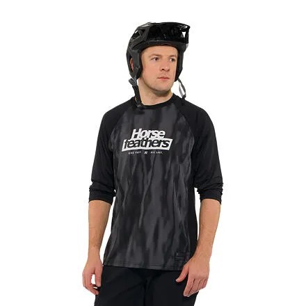 HORSEFEATHERS Bike dres Spike 3/4 - halftone/black BLACK velikost M