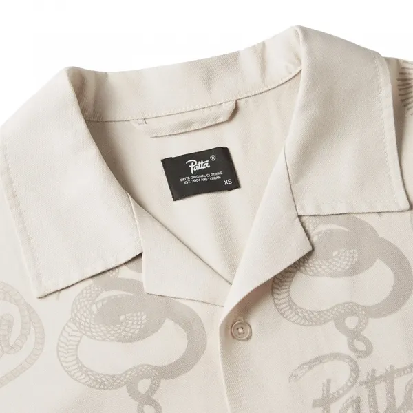 Patta Serpentes Summer Shirt "Pumic Stone" (4325-358-0001-163)