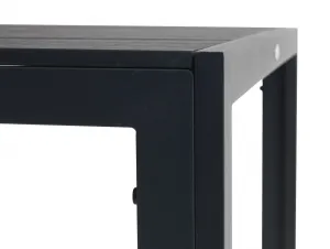 Elvisia Záhradný hliníkový stôl ELARA | antracit 90 x 205 cm