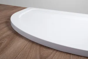 H K - THOR Sprchová vanička z liateho mramoru, štvrťkruh, R550 80x80x3 cm SE-THOR-80Q