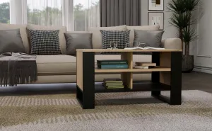 TP Living Konferenčný stolík LAWA Modern 4P Slim dub artisan/čierny
