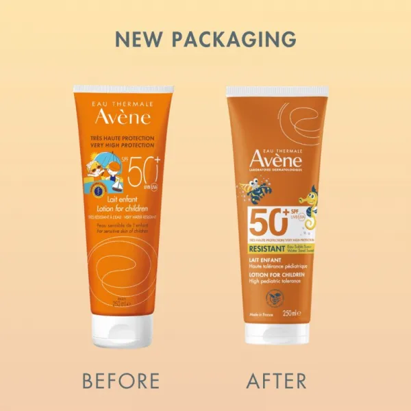 Avène Sun Lotion for Children detské mlieko na opaľovanie SPF 50+ od 2 rokov 250 ml