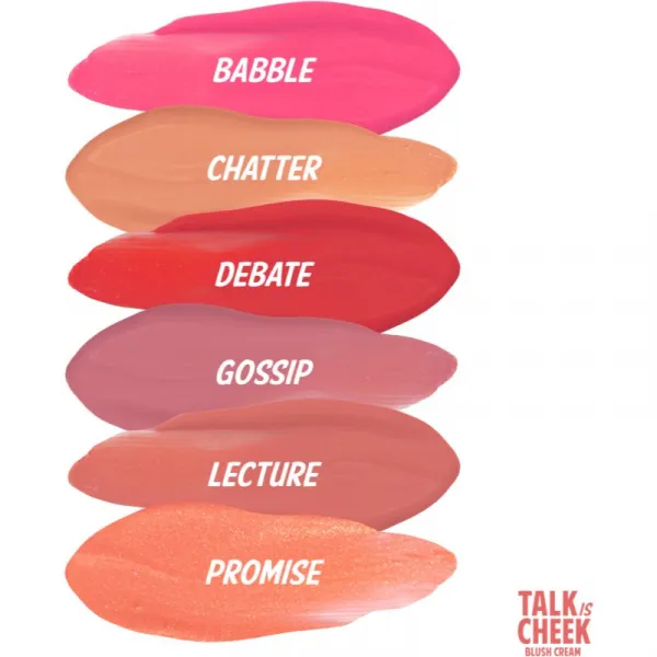 theBalm Talk is Cheek krémová lícenka odtieň Babble 4 ml