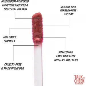 theBalm Talk is Cheek krémová lícenka odtieň Babble 4 ml