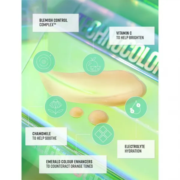 Bondi Sands Technocolor Emerald samoopaľovacie sérum na tvár 50 ml