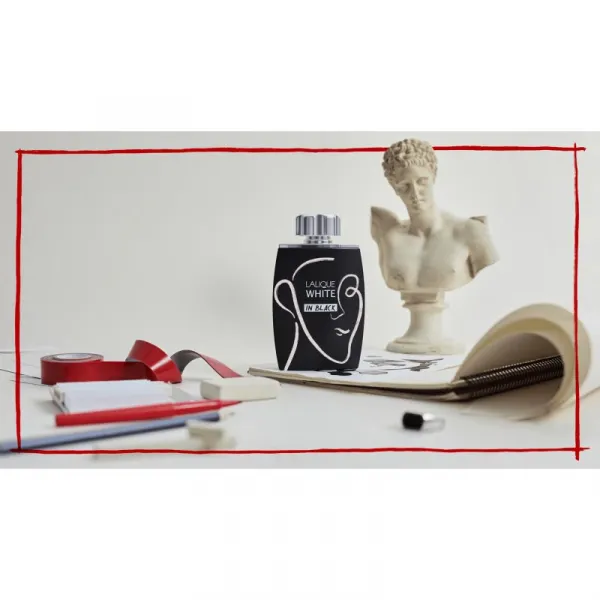 Lalique White in Black parfumovaná voda pre mužov 125 ml