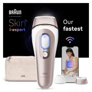 Braun Smart Skin Expert IPL7147 inteligentné IPL zariadenie na odstránenie chĺpkov na telo, tvár, oblasť bikín a podpazušia 1 ks