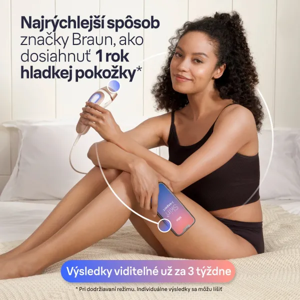Braun Smart Skin Expert IPL7147 inteligentné IPL zariadenie na odstránenie chĺpkov na telo, tvár, oblasť bikín a podpazušia 1 ks