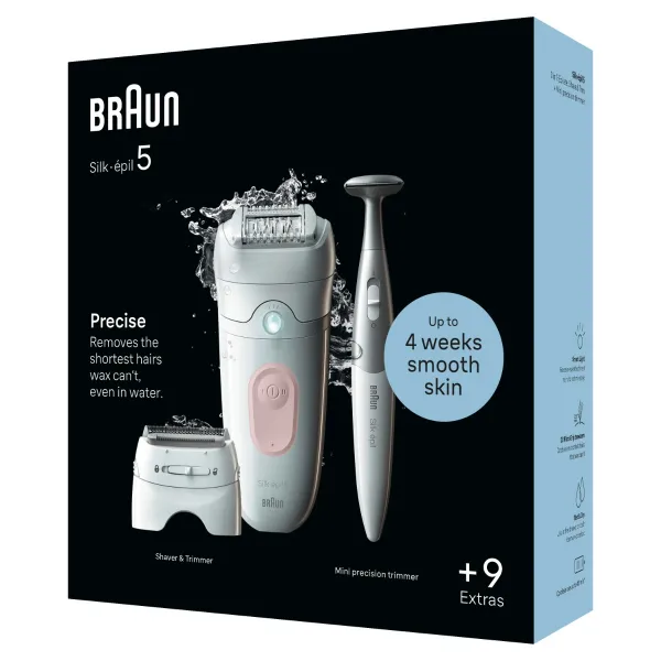 Braun Silk-épil 5 5230 epilátor na nohy, telo a podpazušie 1 ks
