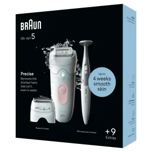 Braun Silk-épil 5 5230 epilátor na nohy, telo a podpazušie 1 ks