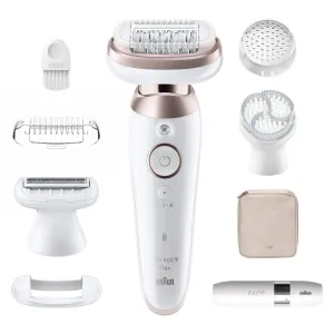 Braun Silk-épil 9 9360 Flex epilátor s plne flexibilnou hlavou na nohy, telo a podpazušie 1 ks