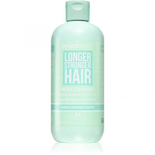 Hairburst Longer Stronger Hair Oily Scalp & Roots čistiaci šampón pre rýchlo sa mastiace vlasy 350 ml