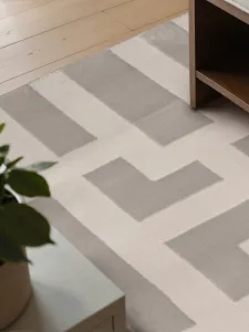 Koberec Perles Onyx krémový / sivý