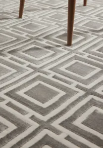 Koberec Perles Howlite krémový / sivý