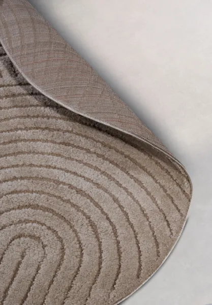 Koberec Elle Decoration New York Panglao taupe kruh