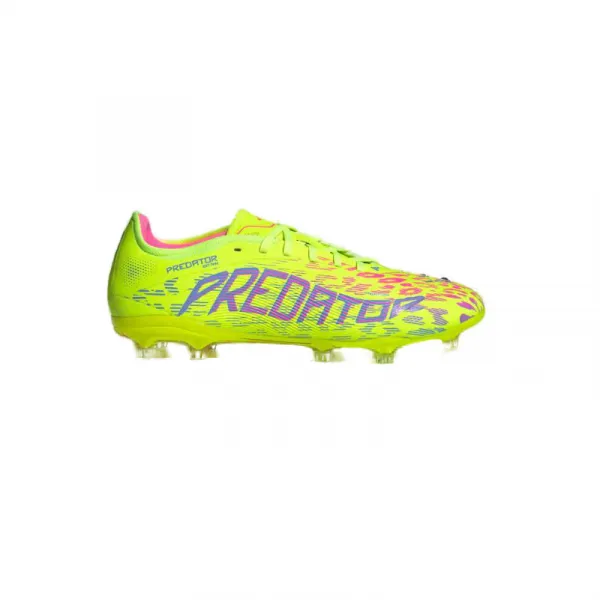 Pánske futbalové kopačky outdoorové ADIDAS Predator Pro M FG lucid lemon blue fusion lucid pink