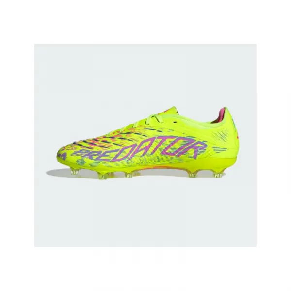 Pánske futbalové kopačky outdoorové ADIDAS Predator Pro M FG lucid lemon blue fusion lucid pink