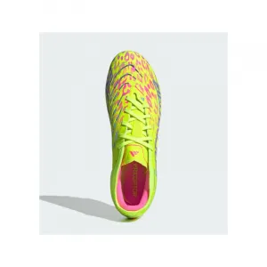 Pánske futbalové kopačky outdoorové ADIDAS Predator Pro M FG lucid lemon blue fusion lucid pink