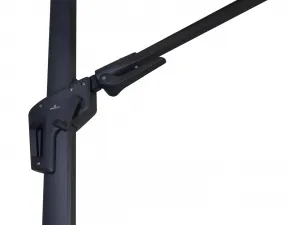 Virgo Flex slnečník 3x3 m sivý