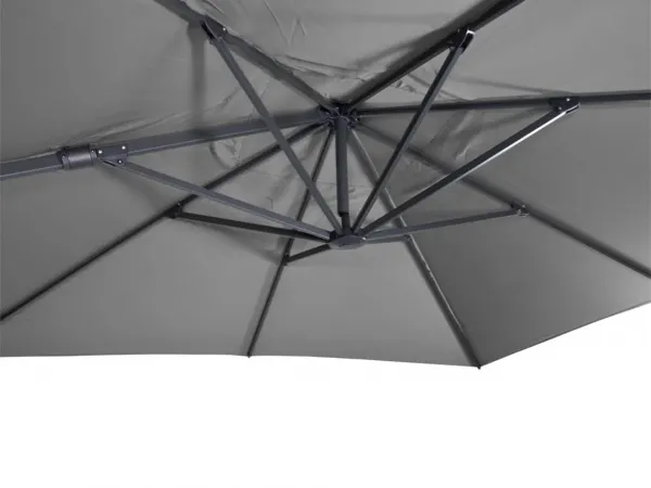 Virgo Flex slnečník 3x3 m sivý