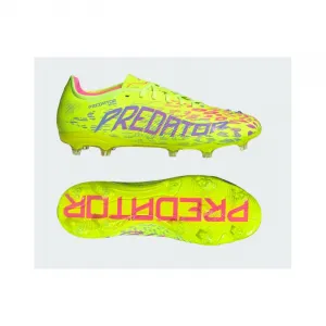Pánske futbalové kopačky outdoorové ADIDAS Predator Pro M FG lucid lemon blue fusion lucid pink