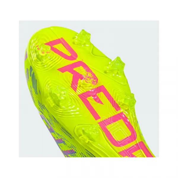 Pánske futbalové kopačky outdoorové ADIDAS Predator Pro M FG lucid lemon blue fusion lucid pink