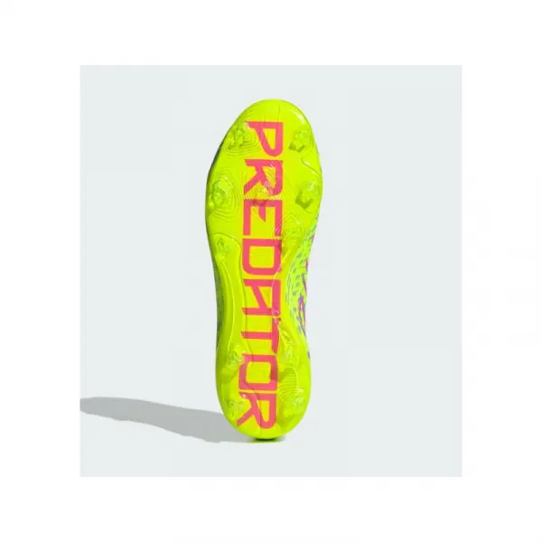 Pánske futbalové kopačky outdoorové ADIDAS Predator Pro M FG lucid lemon blue fusion lucid pink