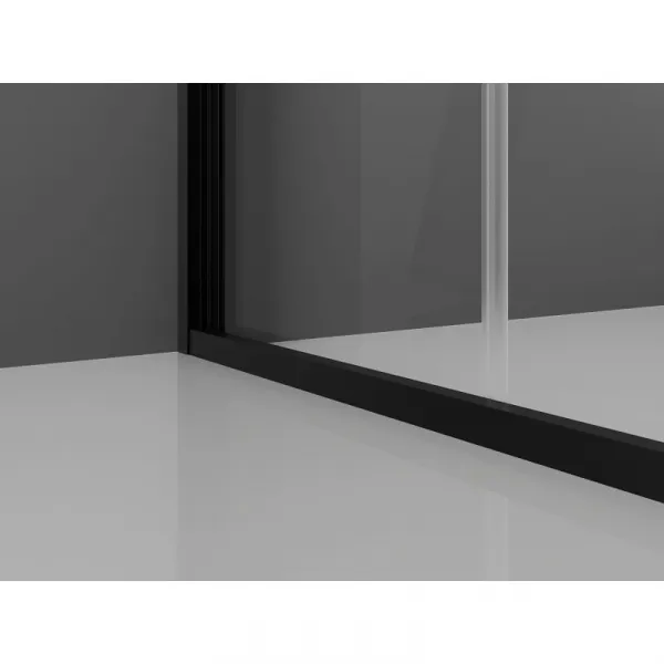 MEXEN - Exo skladacie sprchové dvere 100, transparent, čierna 816-100-000-70-00
