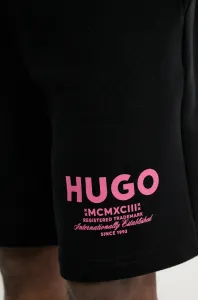 HUGO Blue teplákové šortky pánske bavlnené