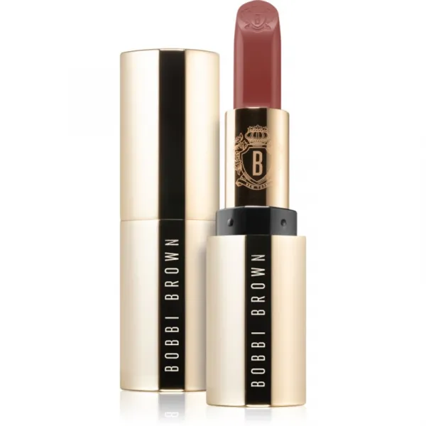Bobbi Brown Luxe Lipstick luxusný rúž s hydratačným účinkom odtieň Burnt Rose 3.8 g