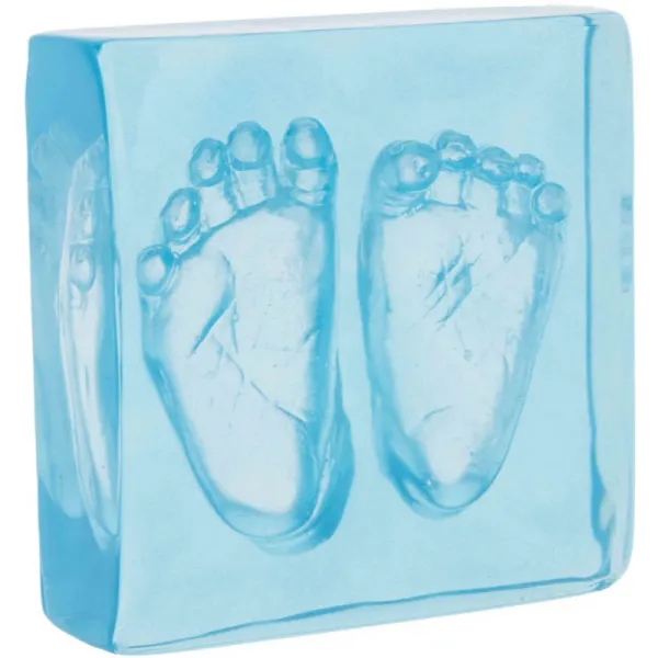 Dooky Crystal Memories DeLuxe 3D Frame Handprint & Footprint sada na odtlačok bábätka 1 ks