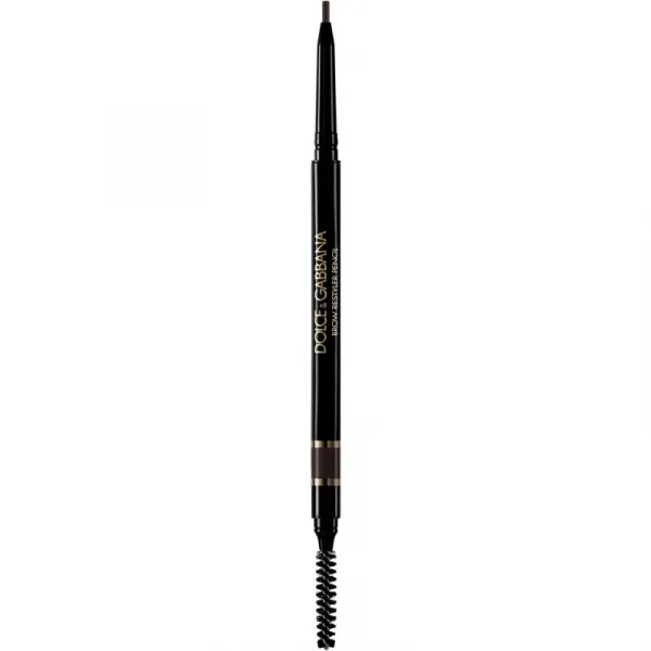 Dolce&Gabbana Classic Brow Restyler Pencil ceruzka na obočie s kefkou odtieň 06 Naturally Black - Warm Black Brown 0.09 g