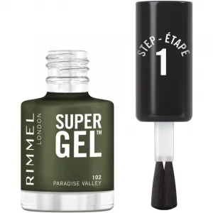 Rimmel Super Gel gélový lak na nechty bez použitia UV/LED lampy odtieň 102 Paradise Valley 12 ml