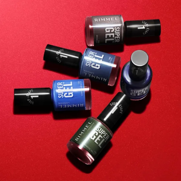 Rimmel Super Gel gélový lak na nechty bez použitia UV/LED lampy odtieň 102 Paradise Valley 12 ml
