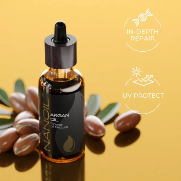 Nanoil Argan Oil arganový olej na tvár, telo a vlasy 50 ml
