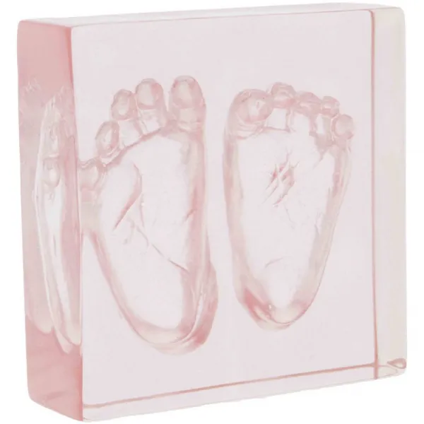 Dooky Crystal Memories DeLuxe 3D Frame Handprint & Footprint sada na odtlačok bábätka 1 ks