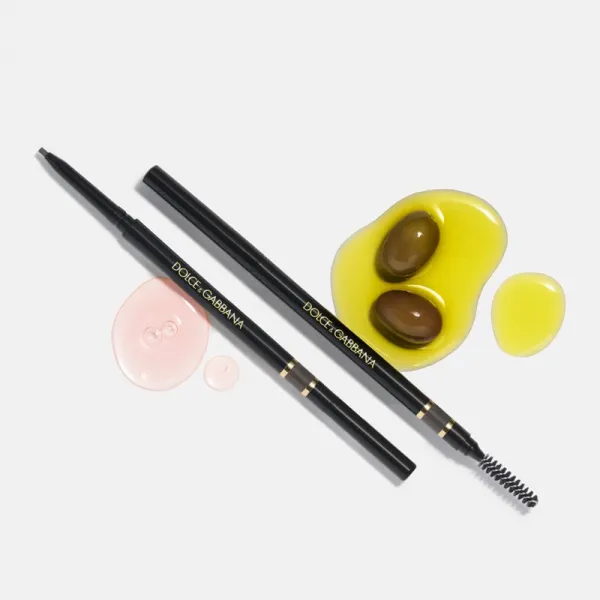 Dolce&Gabbana Classic Brow Restyler Pencil ceruzka na obočie s kefkou odtieň 05 Soft Brown Black - Cool Medium Grey Brown 0.09 g