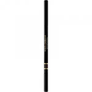 Dolce&Gabbana Classic Brow Restyler Pencil ceruzka na obočie s kefkou odtieň 06 Naturally Black - Warm Black Brown 0.09 g