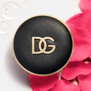 Dolce&Gabbana Fresh Rose Glow Cushion rozjasňujúci a hydratačný make-up SPF 50+ odtieň 2N 15 g